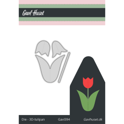 Gavlhusets Design - Die - 3D-tulipan