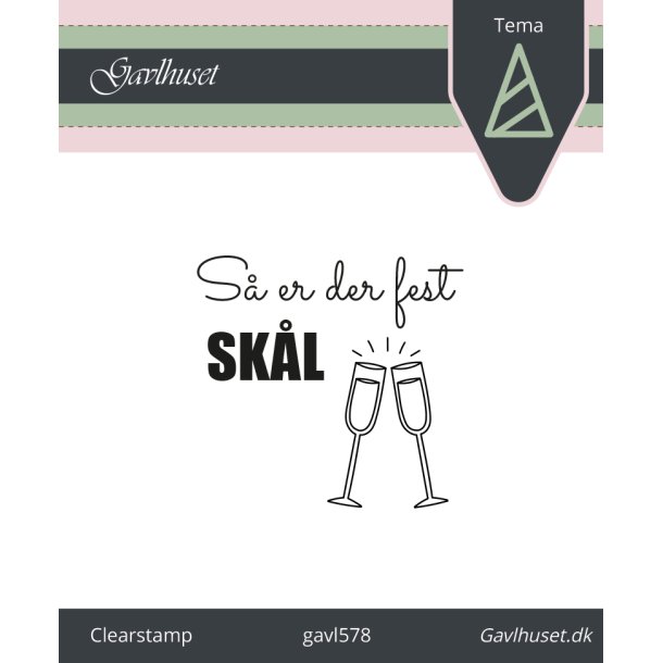Gavlhusets Design - Stempel - Fest st