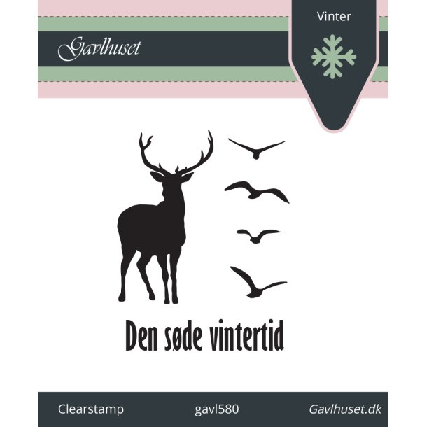 Gavlhusets Design - Stempel - Vinter st