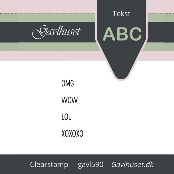 Gavlhusets Design - Stempel - OMG