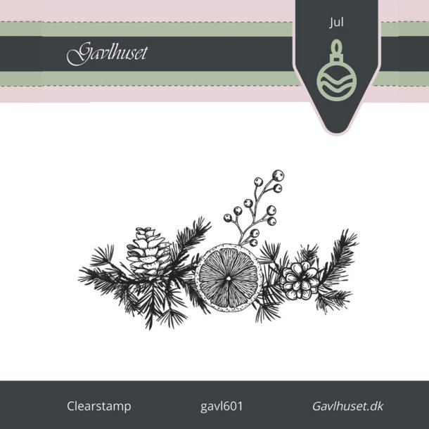 Gavlhusets Design - Stempel - Julegran