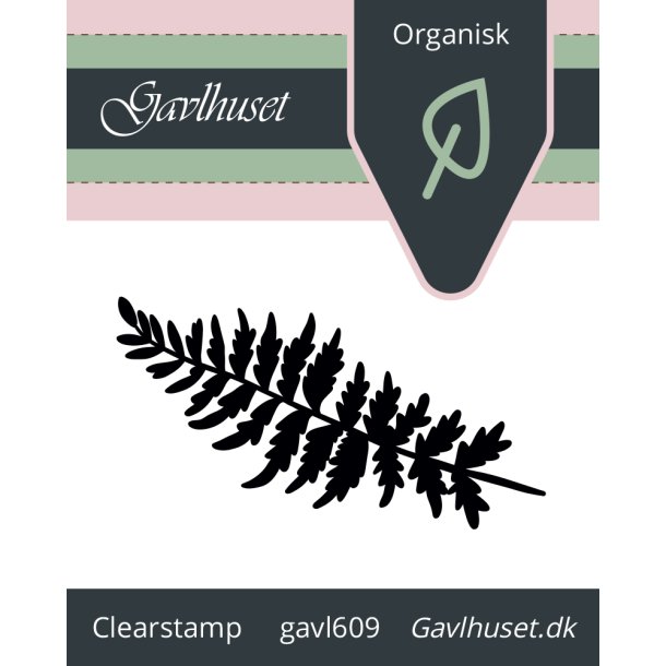 Gavlhusets Design - Stempel - Bregne