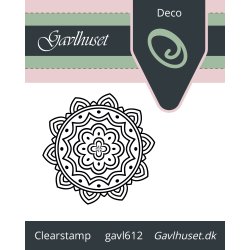 Gavlhusets Design - Stempel - Mandala 2