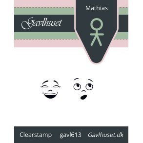 Gavlhusets Design - Stempel - Mathias ansigter 1