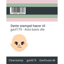 Gavlhusets Design - Stempel - Asta ansigter 1