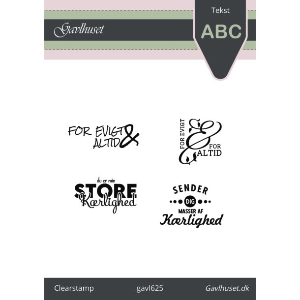 Gavlhusets Design - Stempel - For evigt