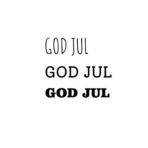 Gavlhusets Design - Stempel - God Jul
