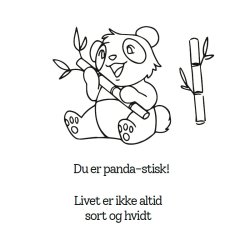 Gavlhusets Design - Stempel - Panda