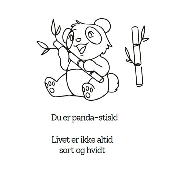 Gavlhusets Design - Stempel - Panda