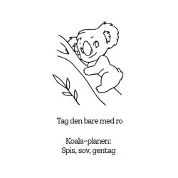 Gavlhusets Design - Stempel - Koala