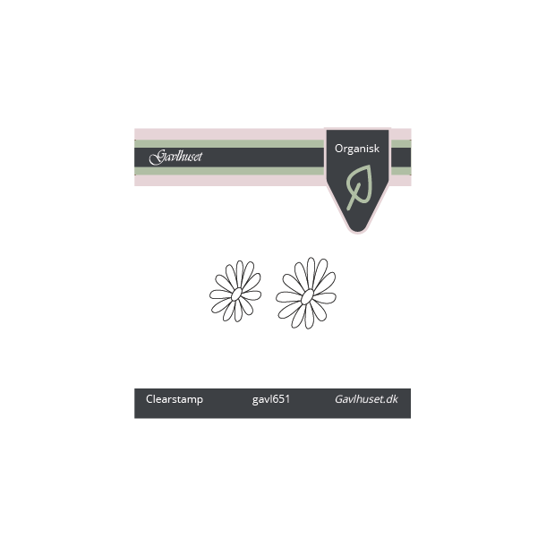 Gavlhusets Design - Stempel - Marguerit