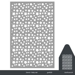 Gavlhusets Design - Stencil - Baby s�t