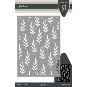 Gavlhusets Design - Stencil - Grene