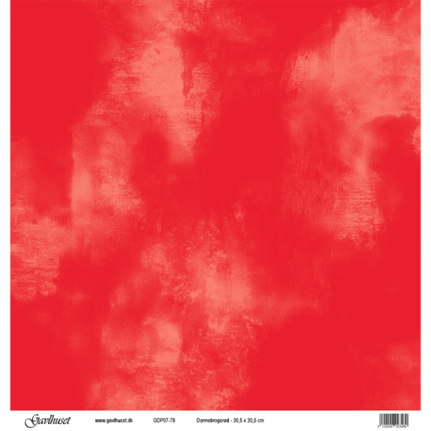 Gavlhusets Design - Papir - Dannebrogsrd