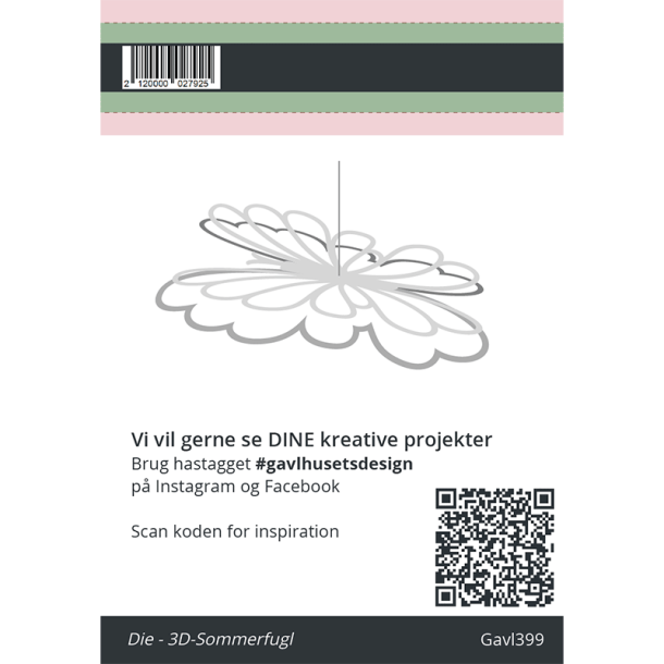 Gavlhusets Design - Die - Sommerfugl
