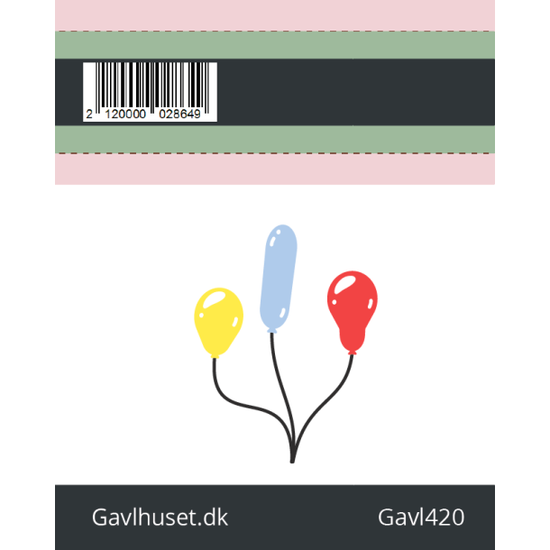 Gavlhusets Design - Die - Balloner