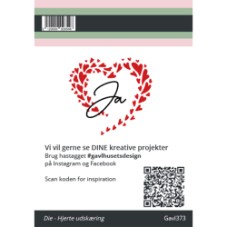 Gavlhusets Design - Die - Hjerte udsk�ring