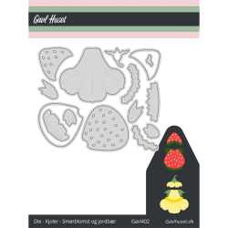 Gavlhusets Design - Die - Kjoler - Sm�rblomst og jordb�r