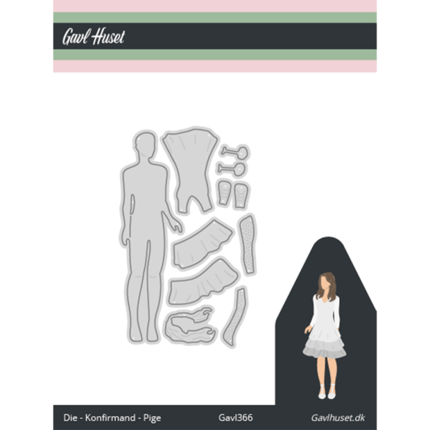Gavlhusets Design - Die - Konfirmand - Pige