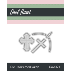Gavlhusets Design - Die - Kors med k�de