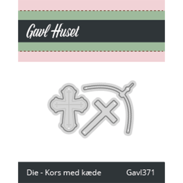 Gavlhusets Design - Die - Kors med k�de