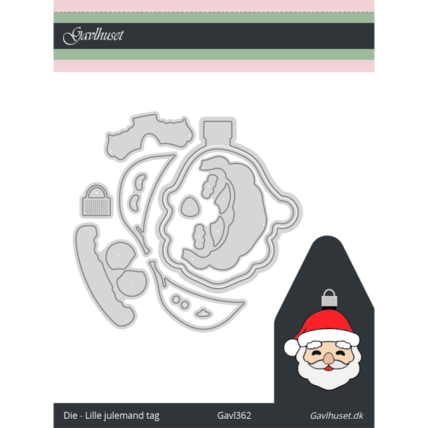 Gavlhusets Design - Die - Lille nisse tag
