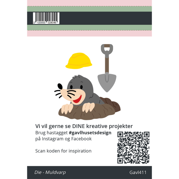 Gavlhusets Design - Die - Muldvarp