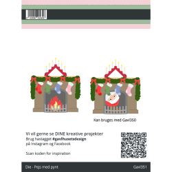 Gavlhusets Design - Die - Pejs med pynt