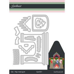 Gavlhusets Design - Die - Pejs med pynt