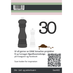 Gavlhusets Design - Die - Salt- og peberkv�rn