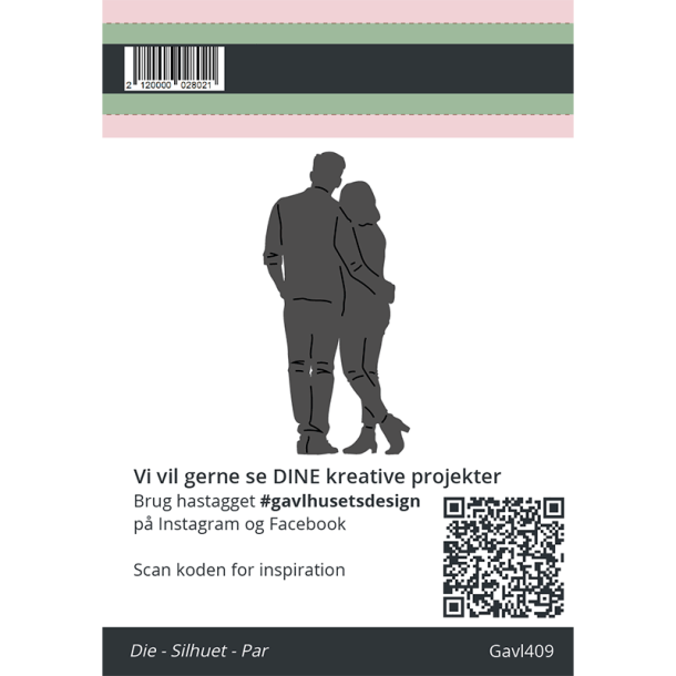 Gavlhusets Design - Die - Silhuet - Par