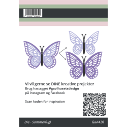 Gavlhusets Design - Die - Sommerfugl