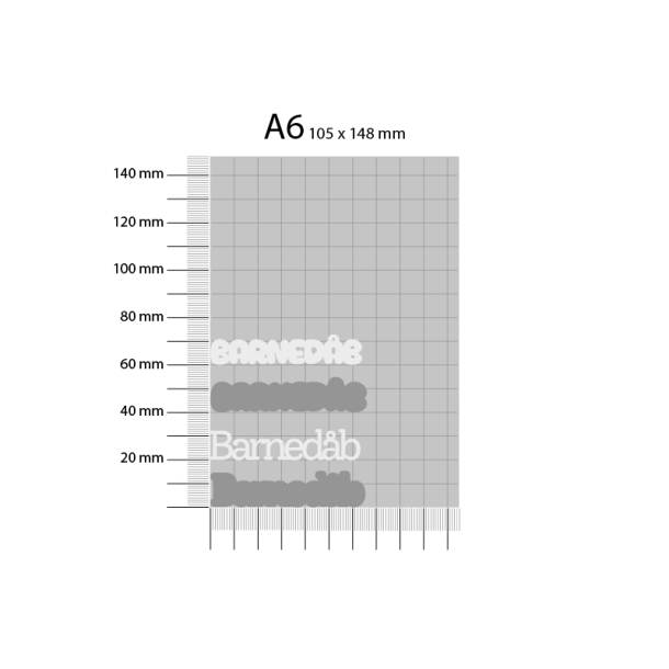 Gavlhusets Design - Die - Tekst - Barned�b