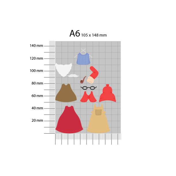 Gavlhusets Design - Die - Tilbehr til nisser
