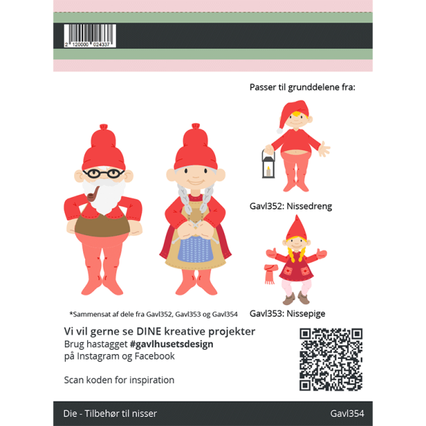 Gavlhusets Design - Die - Tilbehr til nisser