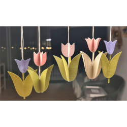 Gavlhusets Design - Die - 3D-tulipan
