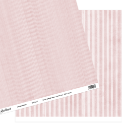 Gavlhusets Design - Papir - Smalle og brede striber - Gammel rosa