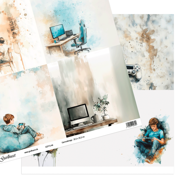 Gavlhusets Design - Papir - Gamerdrenge