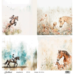 Gavlhusets Design - Papir - Hestepiger