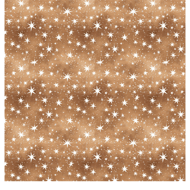 Gavlhusets Design - Papir - Brune br og stjerner