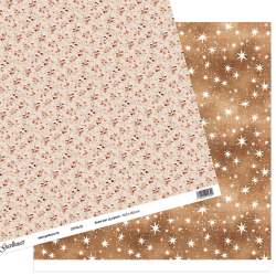 Gavlhusets Design - Papir - Brune br og stjerner