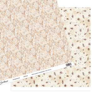 Gavlhusets Design - Papir - Grene og stjerner med grangrene