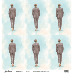 Gavlhusets Design - Papir - 6 Konfirmationskort - Drenge