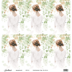 Gavlhusets Design - Papir - 6 Konfirmationskort - Piger