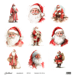 Gavlhusets Design - Papir - 9 Julemnd