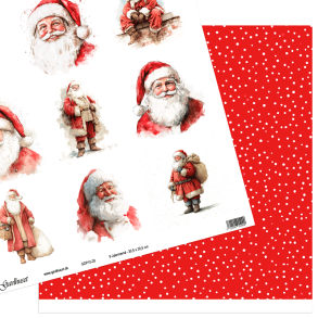 Gavlhusets Design - Papir - 9 Julemnd