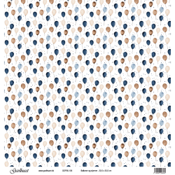 Gavlhusets Design - Papir - Balloner og stjerner