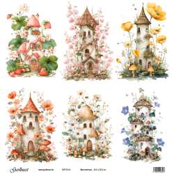 Gavlhusets Design - Papir - Blomsterhuse