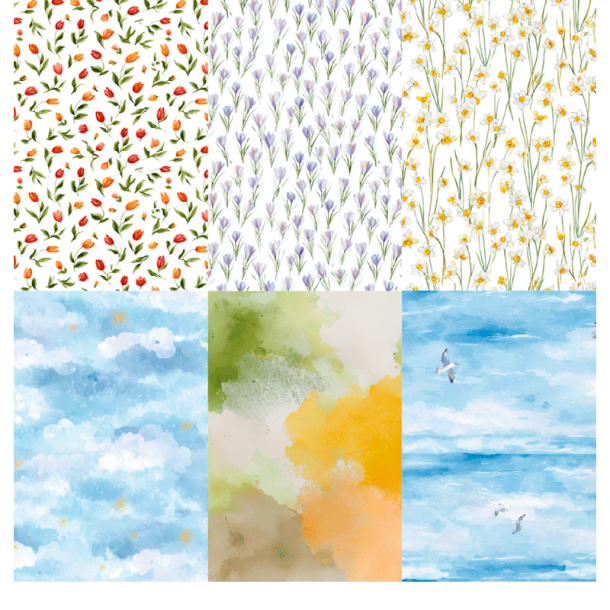 Gavlhusets Design - Papir - �rstider baggrunde