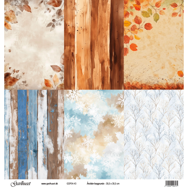 Gavlhusets Design - Papir - �rstider baggrunde